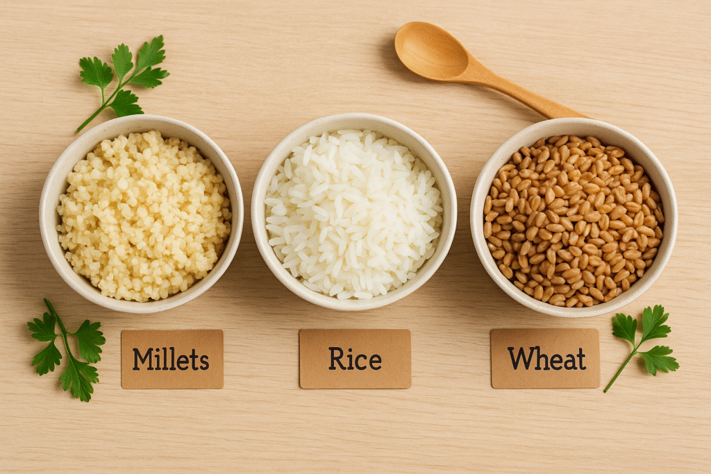Millets vs Rice vs Wheat: Which Is Healthier?